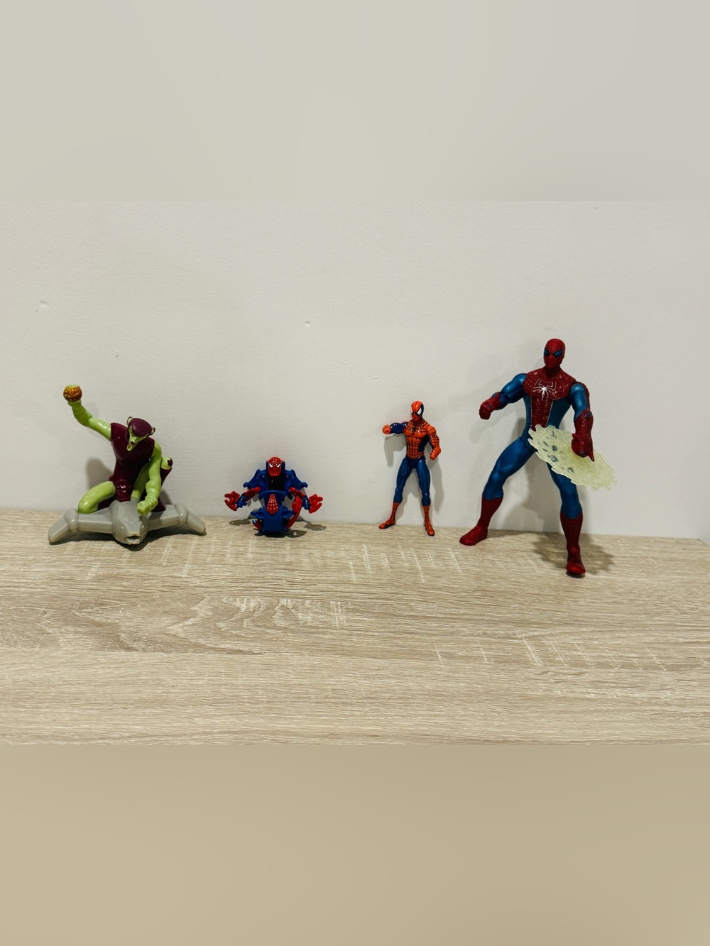 Spider-Man Action Figures Lot of 4 - Green Goblin, Amazing Spider-Man (AS-IS)
